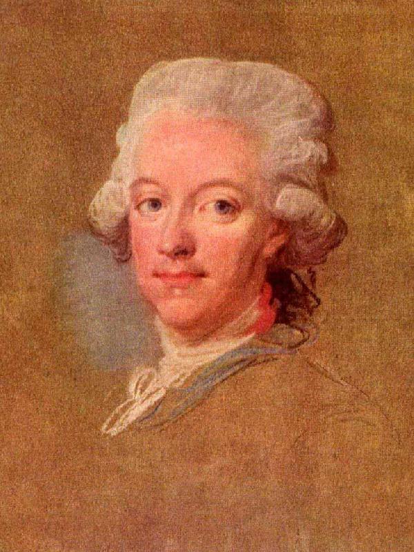 Lorens Pasch the Younger Portrait of King Gustav III of Sweden oil painting picture